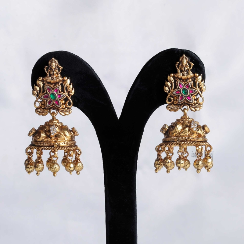 Gold plated silver antique Jhumkka