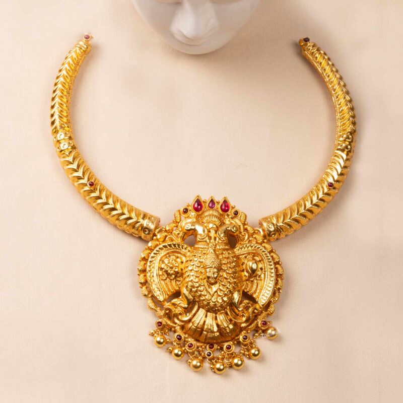 Gold Plated Silver Nagas Kanti Necklace