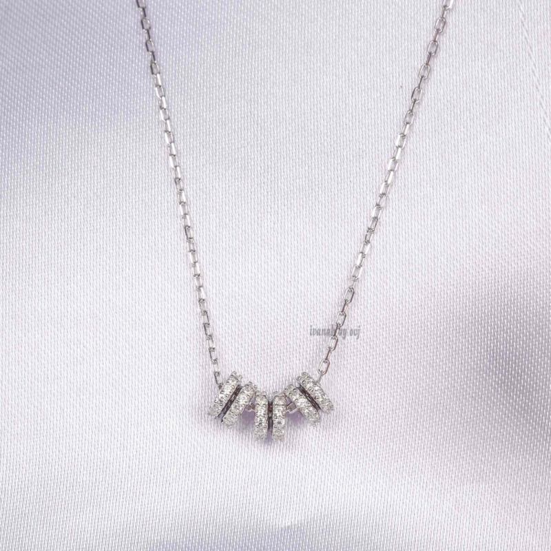 Silver Chain with Snow Flake Pendant