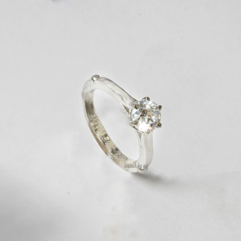 Silver Swaroaski Ring