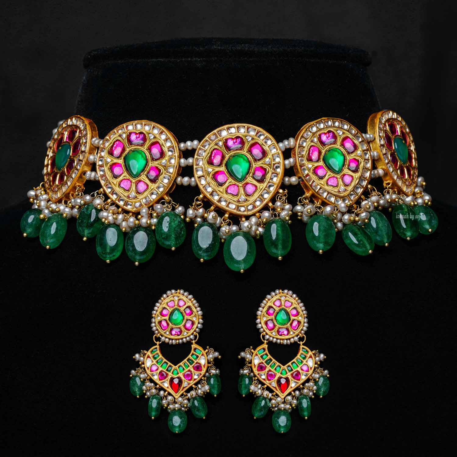 Sita Kundan Choker With Earrings